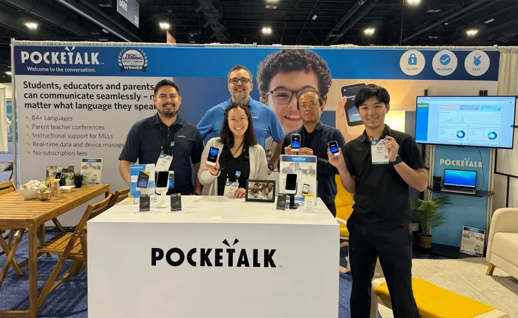 Pocketalk booth at ISTE